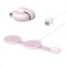 Anker - MagSafe Compatible MagGo UFO 3-in-1 Charger, Foldable Travel Charging Pad - Pink Aura-Front_Standard