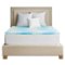 Sealy - 2” Gel Memory Foam Mattress Topper with Cover - Blue-Front_Standard