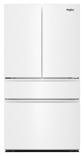 Whirlpool - 30 Cu. Ft. Family-Sized Capacity French Door Refrigerator with Flexible Temperature Drawer - White
