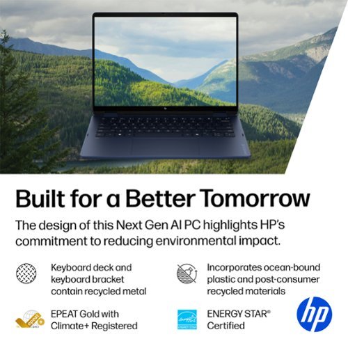 HP OmniBook X Flip 2-in-1 14 2K Touchscreen Laptop - Intel Core Ultra 5 - 16GB Memory - 512GB SSD - Atmospheric Blue BUY IN MIDDLE EAST