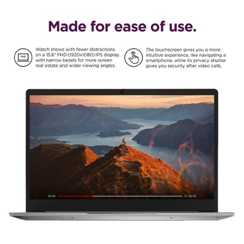 Lenovo IdeaPad 3i Chromebook Laptop - 15.6 Full HD Touch Screen - Pentium Silver N6000 - 8GB Memory - 128GB SSD - Arctic Grey GLOBAL SHIPPING
