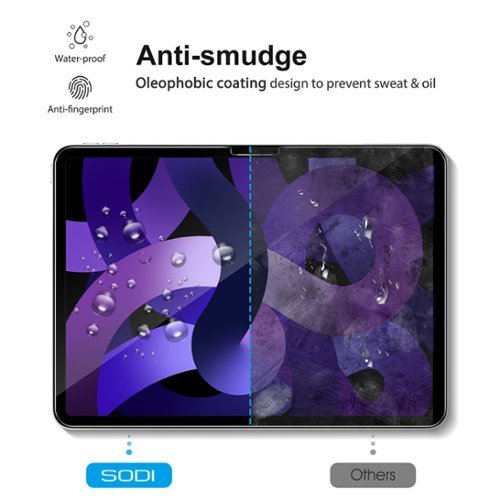Sodi 2 Pack Screen Protector for iPad Air 11 Inch M2 [2024, 6th Generation], Anti-Scratch Tempered Glass with Alignment Frame - Clear GLOBAL SHIPPING