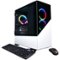 CyberPowerPC - Gamer Supreme Gaming Desktop - AMD Ryzen 7 5800X - 16GB Memory - NVIDIA GeForce RTX 3070 - 1TB SSD - White-Angle_Standard