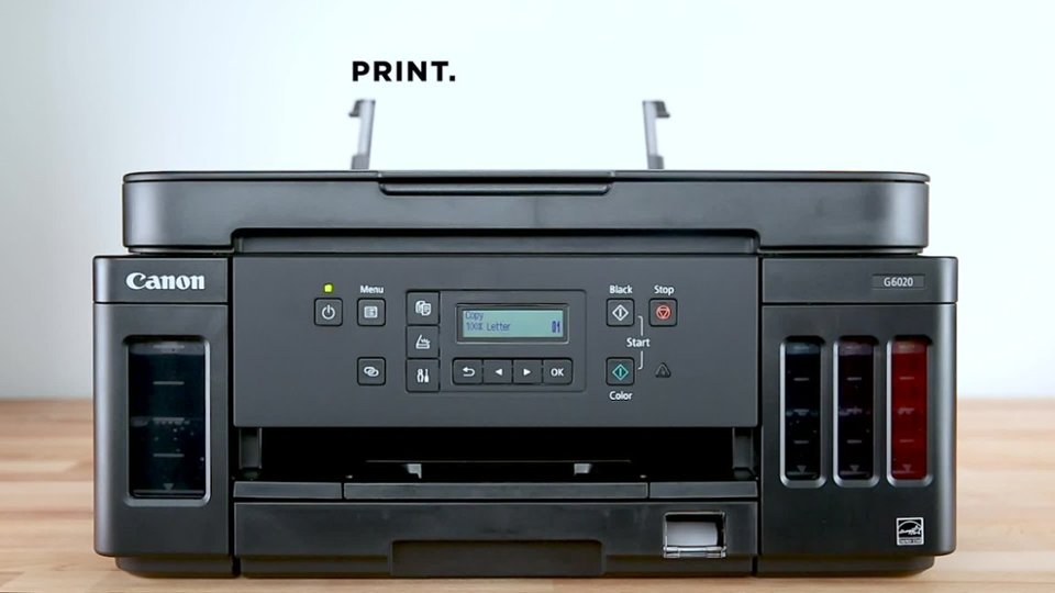PIXMA G6020 MegaTank Inkjet Printer video 0 minutes 35 seconds