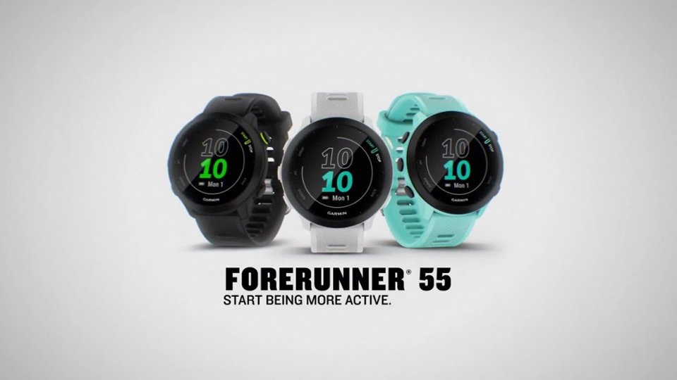 Garmin Forerunner 55 GPS Smartwatch 42mm Fiber-Reinforced Polymer Black  010-02562-00 - Best Buy