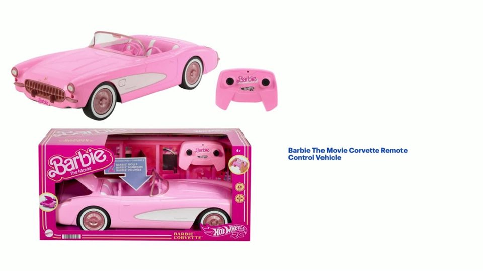 Barbie The Movie Corvette Remote Control Vehicle HPW40 Best Buy