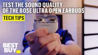 Checking out the Bose Ultra Open Earbuds video 0 minutes 40 seconds