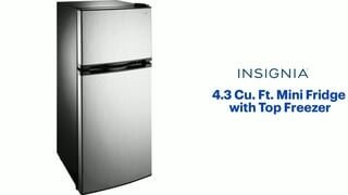 Insignia - 4.3 Cu. Ft. Mini Fridge with Top Freezer Features video 0 minutes 57 seconds