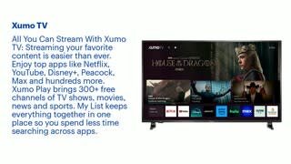 55 Class LED 4K UHD Smart Xumo TV Features Video video 1 minutes 39 seconds