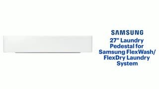 Samsung 27 Laundry Pedestal for Samsung FlexWash/FlexDry Laundry System Features video 0 minutes 24 seconds
