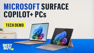 Microsoft Surface Copilot + PCs video 3 minutes 14 seconds