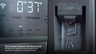 Tall Ice and Water Dispenser Overview video 0 minutes 27 seconds