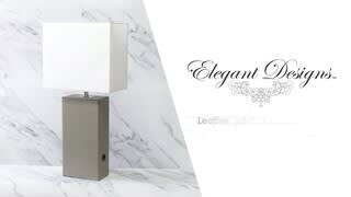 Table Lamp w/ USB & Fabric Shade-Product Overview video 0 minutes 35 seconds