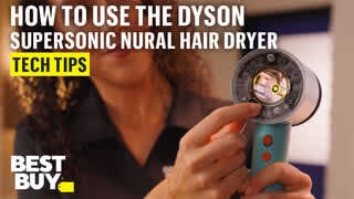 Controls on the Dyson Supersonic Nural Hair Dryer video 0 minutes 46 seconds