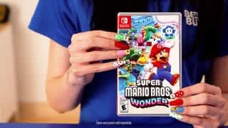 Unboxing - Nintendo Switch, Mario Red Edition + Wonder Game video 1 minutes 48 seconds
