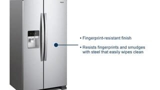 Whirlpool 24.6 Cu. Ft. Side-by-Side Refrigerator Features video 0 minutes 54 seconds