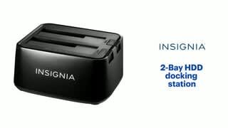 Insignia - 2-Bay HDD docking station Features video 0 minutes 45 seconds