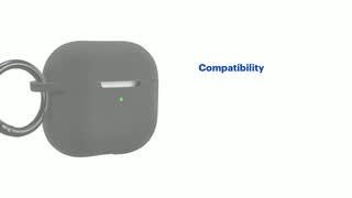 Best Buy essentials™ Silicone Case for Apple AirPods 3rd Generation Features video 1 minutes 01 seconds