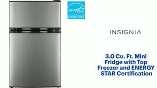3.0 Cu. Ft. Mini Fridge with Top Freezer Features video 1 minutes 19 seconds