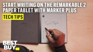 Using Marker Plus on the reMarkable 2 Paper Tablet video 0 minutes 57 seconds