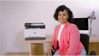 Expert Review by Asia Saunders for HP LaserJet Pro 3301sdw Printer video 1 minutes 00 seconds