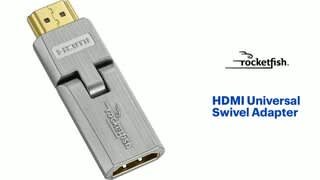 Rocketfish - HDMI Universal Swivel Adapter Features video 0 minutes 57 seconds