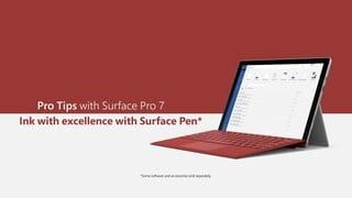 Surface Pro 7 Ink Editor video 0 minutes 24 seconds