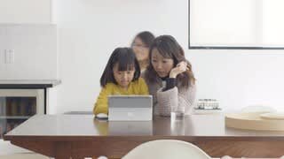 A family day with Surface Go video 0 minutes 15 seconds