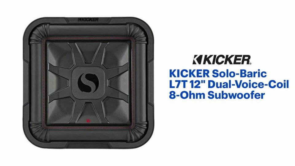 Solo-Baric L7T 12" Dual-Voice-Coil 8-Ohm Subwoofer Product Features video 0 minutes 54 seconds