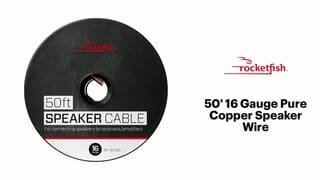 Rocketfish - 50' 16 Gauge Speaker Wire Features video 0 minutes 38 seconds
