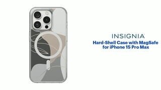 Insignia™ Hard-Shell Case with MagSafe for iPhone 15 Pro Max Features video 1 minutes 29 seconds
