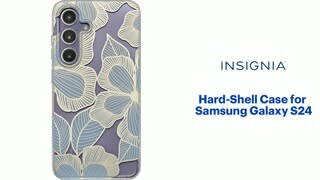 Insignia - Hard-Shell Case for Samsung Galaxy S24 Features video 1 minutes 25 seconds