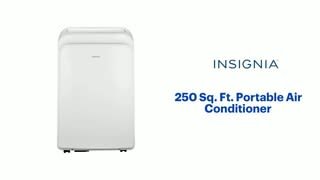 Insignia - 250 Sq. Ft. Portable Air Conditioner Features video 0 minutes 38 seconds