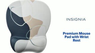 Insignia™ Premium Mouse Pad with Wrist Rest Features video 0 minutes 48 seconds