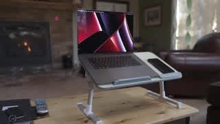 Aluratek laptop cooling table Product Overview Video video 0 minutes 50 seconds