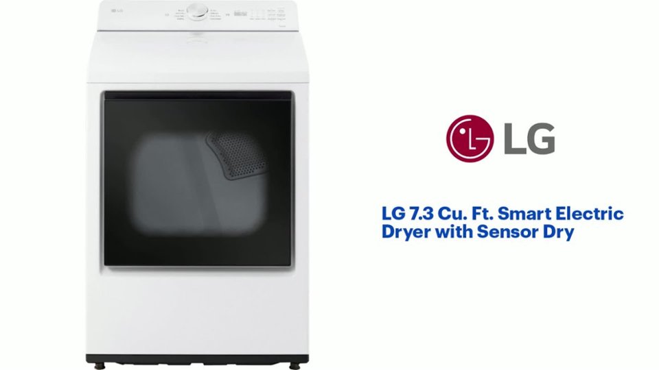DLE8200_ 7.3 CF Electric Dryer Product Features video 1 minutes 09 seconds