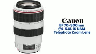 Canon - EF 70�300mm f/4�5.6L IS USM Telephoto Zoom Lens video 0 minutes 49 seconds