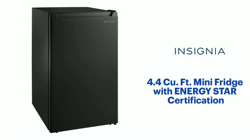 Insignia™ 4.4 Cu. Ft. Mini Fridge with ENERGY STAR Certification Features video 1 minutes 30 seconds