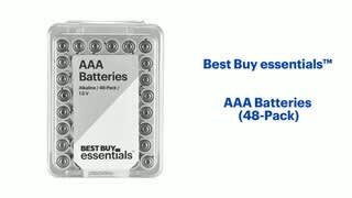 Best Buy essentials - AAA Batteries Features video 0 minutes 45 seconds