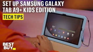 Set Up the Samsung Galaxy Tab A9+ Kids Edition video 1 minutes 00 seconds
