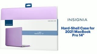 Insignia - Hard-Shell Case for 2021 MacBook Pro 14 Features video 0 minutes 47 seconds
