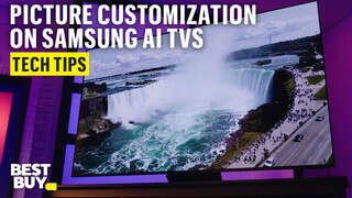 Automatically Customized Picture Settings with Samsung AI TVs video 0 minutes 59 seconds