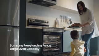 Samsung Freestanding Electric Large Oven Capacity video 0 minutes 15 seconds