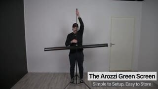 Arozzi Green Screen AZ-GS feature video 0 minutes 48 seconds