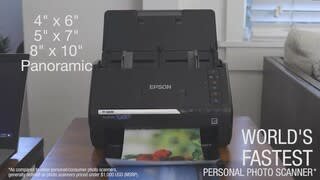 Epson FastFoto Advertisement video 0 minutes 35 seconds