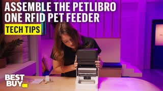 Assemble the PETLIBRO One RFID Pet Feeder video 0 minutes 56 seconds