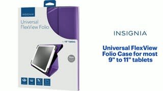 Insignia - Universal FlexView Folio Case Features video 0 minutes 55 seconds