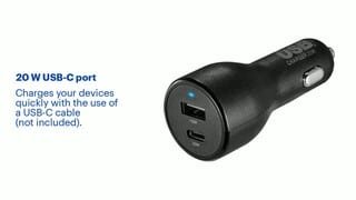 32 W Vehicle Charger with 1 USB-C & 1 USB Port Features video 1 minutes 40 seconds