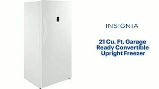 Insignia - 21 Cu. Ft. Garage Ready Convertible Upright Freezer Features video 1 minutes 35 seconds