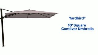 Yardbird - 10' Square Cantilver Umbrella Features video 0 minutes 48 seconds